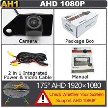 Caméra de recul AHD 1920x1080P 175 (170) pour Mitsubishi Outlander Sport/ASX/RVR