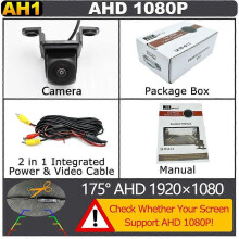 (AHD 1920x1080P 175) Caméra de recul 170 degrés AHD 1920x1080P pour SsangYong Tivoli/Tivoli XLV/Tivoli