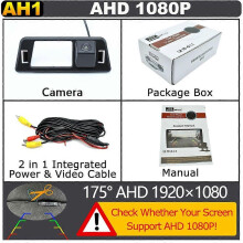 (AHD 1920x1080P 175) Caméra de recul AHD 1920x1080P pour Subaru Crosstrek/Subaru XV/Impreza 2013~2018