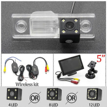 (C Wireless 5inch LCD)Owtosin Achteruitrijcamera voor Chevy Chevrolet Captiva 2006-2018 AVEO T250 2006-2011