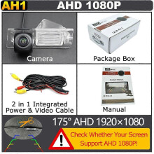 Caméra de recul 170 degrés AHD 1920x1080P pour Jeep Cherokee KL 2013 2014 2015 2016