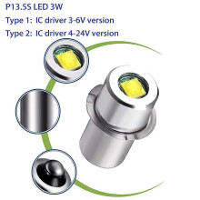 P13.5S LED PR2 Glühbirne Maglite Umbausatz Ryobi Milwaukee Craftsman Lampe Taschenlampe Laterne Arbeitsleuchte