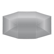 (4,5 x 2 m) Bâche de protection anti-poussière et imperméable pour voiture, pare-soleil anti-UV