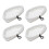 4 pcs Microfiber Mop MatSteam for H2O-Replacement Cleanliness Steam Mop Cloths 1