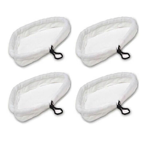 4 pcs Microfiber Mop MatSteam for H2O-Replacement Cleanliness Steam Mop Cloths