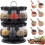 16 pots à épices + support rotatif à 2 niveaux 1