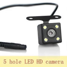 (Or) HD 140 Caméra de recul pour voiture Caméra de recul sans fil Vision nocturne infrarouge Étanche