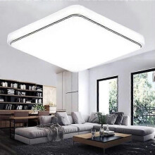 24W LED Deckenleuchte Modern Weiß Superhelle Quadratische Lampe für Wohnzimmer Badezimmer Schlafzimmer