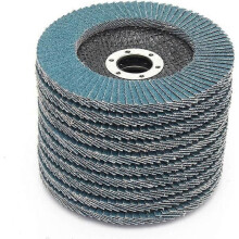 TEMPSA 10 pezzi Dischi lamellari da 5 pollici 125 mm per levigatura e levigatura 80 smerigliatrice angolare