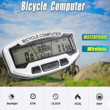 Velocímetro para bicicleta TEMPSA, odómetro, ordenador, reloj resistente al agua y con retroiluminación