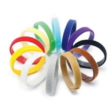 12 stuks 12 kleuren verstelbare huisdier-ID-halsband met zelfklevend lint voor puppy's