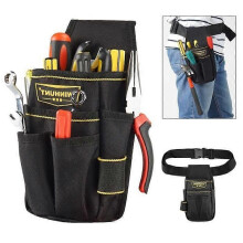 Sac à outils TEMPSA, porte-outils de poche, ceinture de rangement pour entretien d'électricien