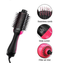 LEEGOAL Roze 3-in-1 krachtige salon negatieve ionische heteluchtborstel stijltang