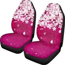 (Flower7) Coprisedili anteriori per auto Goth Rose, set da 2 per donna e uomo, accessori decorativi