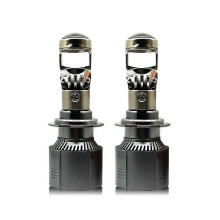 (120W 16000Lm6000K WhiteH4)QIDEWIN H7 H11 H4 LED-strålkastare Minilinsprojektor LHD/RHD 9005/9006 Auto