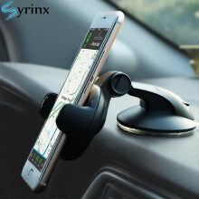 (black 2)Adjustable Phone Mounting Suction Cup Holder Long Arm Car Phone Holder For iphone X 11 PRO
