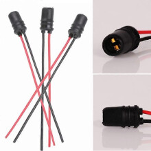 5st/lot T10 Hållare För Motorcykel/Bil/Lastbil/Båt T10 5W Instrumentlampa Glödlampssockel Lamphållareadapter