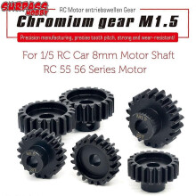 (2PCS M1.5 23T)Surpass Hobby 2PCS M1.5 Metal Motor Gear Steel Pinion 11T-20T 8mm Shaft for 1/5 1/8 Rc