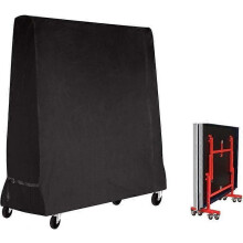 Tischtennis-Tischabdeckung, wasserdicht, 165 x 70 x 185 cm, Schwarz