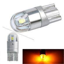 T10 2SMD 3030 W5W 194 168 LED-läsande registreringsskylt Light Sidolampa DRL Amber Universal Bilbelysning
