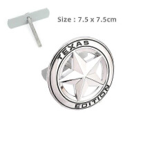 (Grille)TEXAS EDITION Star Car-dekal Logotyp Emblem Front Huv Grill 194 märke för Jeep Wrangler Renegade