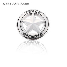 (dekal)TEXAS EDITION Star Car-dekal Logotyp Emblem Front Huv Grill 194 märke för Jeep Wrangler Renegade