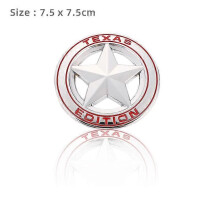 (dekal)TEXAS EDITION Star Car-dekal Logotyp Emblem Front Huv Grill 194 märke för Jeep Wrangler Renegade
