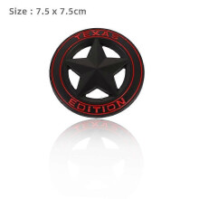 (dekal)TEXAS EDITION Star Car-dekal Logotyp Emblem Front Huv Grill 194 märke för Jeep Wrangler Renegade