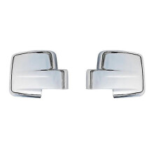 (Krom)TESIN ABS Krom Bilsidodörr Backspegelkåpor Lock Trim för Jeep Patriot 2011 2012 2013