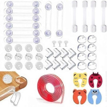 Sicurezza per bambini, confezione da 48 accessori per la sicurezza dei bambini, pronti per l'installazione.
