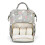 Waterproof Baby Diaper Bag Backpack Large Capacity with Changing Mat, Fixed Handles on Strollers Unisex 1