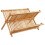 Marchelec Folding Dish Drainer with 2 Tier Bamboo Storage Rack for Kitchen 1