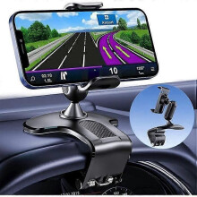 Multifunctional Car Phone Holder, 360 Degree Rotation Universal, for Dashboard, Compatible with Mobile