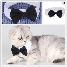 HUISDIERENACCESSOIRES - Formele smokingkraag voor huisdieren, strik, verstelbaar voor honden- en kattenkostuum