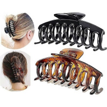 Pinces à cheveux antidérapantes de grande taille, accessoires de coiffure en acrylique pour cheveux