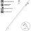 Stylus Touch Pen for iPad - Rechargeable Capacitive Stylus with Slim Tips and Replaceable Cap Universal 1