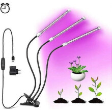 Pflanzenlampe - Marke - Modell - 27W - 57 LEDs - 360 flexibler Schwanenhals