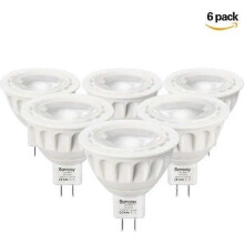 Ampoule LED GU53 MR16 5 W Blanc chaud 3Â 000 K Lot de 6 Non dimmable