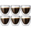Kaffeetasse - Glas - 6er-Set - 80 ml - Doppelwandig - Verbrühschutz 1