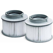 Spafilter - Mspa - Paket om 2 - 115x86cm - Vit