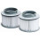Spafilter - Mspa - Paket om 2 - 115x86cm - Vit 1