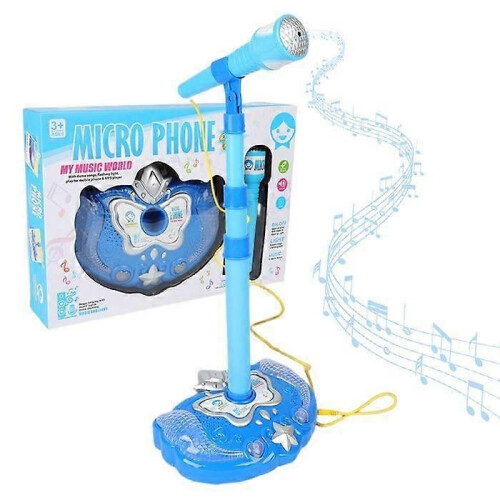 Supporto per microfono karaoke per bambini - con luce colorata per cantare, regali di Natale e compleanno
