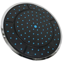 Pommeau de douche rond en plastique de 25 cm, accessoire pour toit de cabine