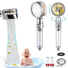 Pommeau de douche avec flexible de 2 m Pommeau de douche hélicoïdal 360 Pommeau de douche à économie