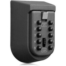 Schlüsselsafe zur Wandmontage, Aufbewahrungsbox, Sicherheitsschlüsselbox mit 10 Schlüsseln, digitale