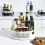 Rotating Spice Rack Turntable for Spices Condiments Kitchen Storage for Kitchen Storage 30cm 1
