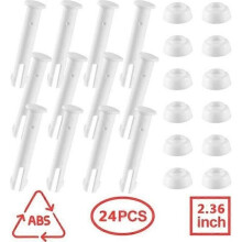Lot de 24 goupilles de joint en plastique de 6 cm pour piscine Intex de 3 Ă 3,6 m avec joints en caoutchouc