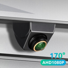 (WhiteCVBS-AHD1080P) Caméra de recul CVBS AHD 1920x1080P pour voiture, objectif Fisheye 170, Full HD,