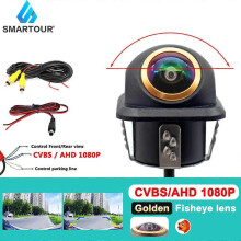 (AHD 1080P) Smartour 2K AHD 1080p Golden Lens HD Caméra de recul pour voiture Vision nocturne Stationnement