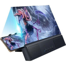 Smartphone-schermversterker 14 inch mobiele telefoonschermvergroter Projector HD Blu-ray Bluetooth -